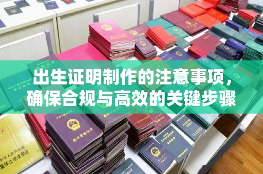 木兰出生证明制作的注意事项，确保合规与高效的关键步骤